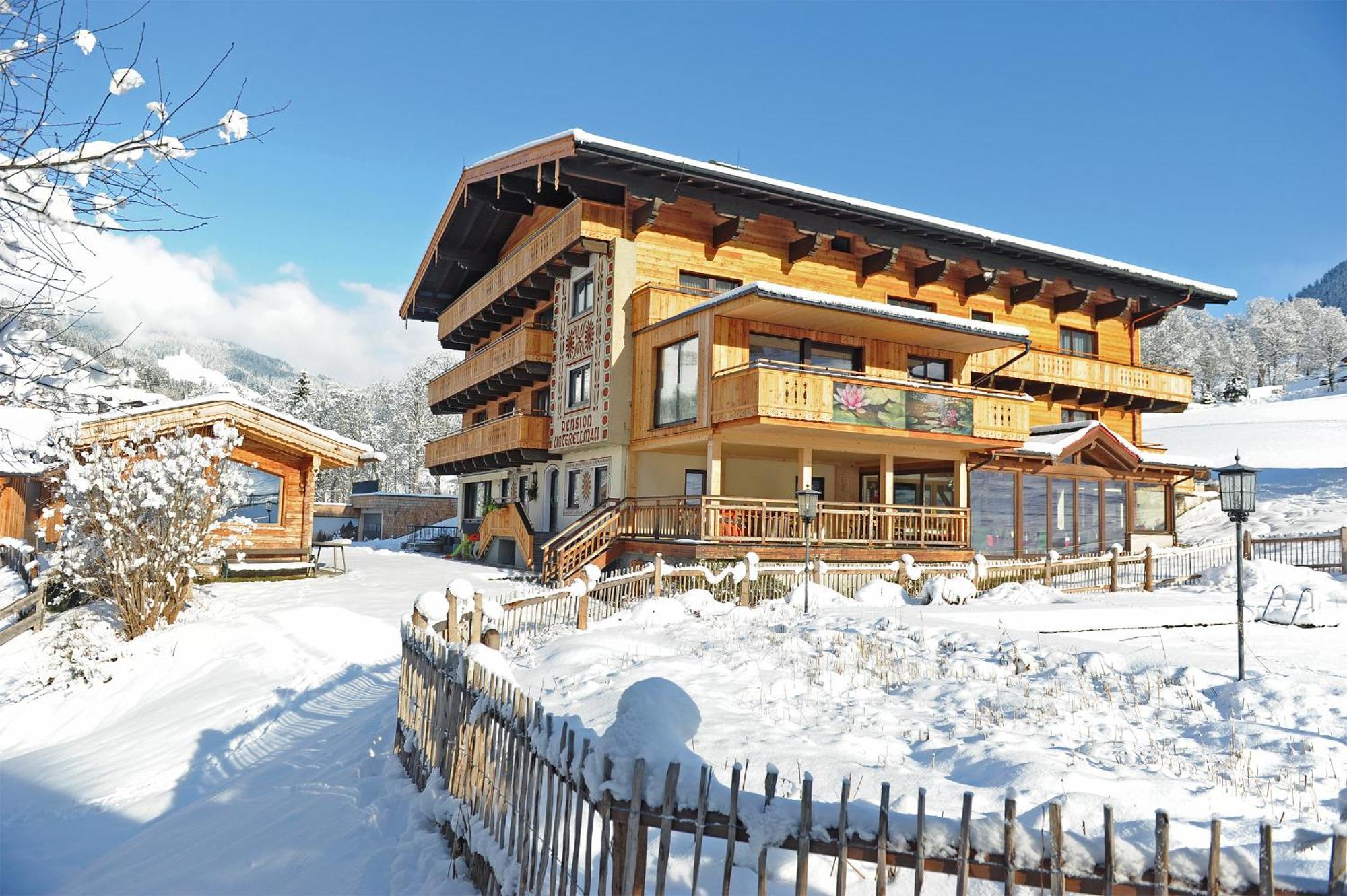 Ski In Ski Out Hotel Unterellmau Зальбах-Хинтерглемм Экстерьер фото