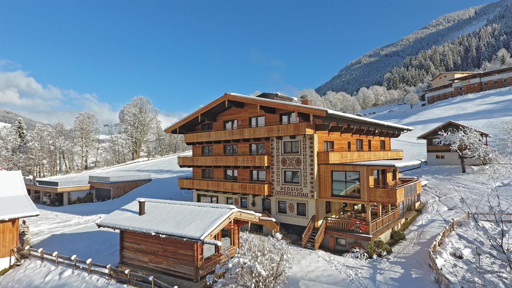 Ski In Ski Out Hotel Unterellmau Зальбах-Хинтерглемм Экстерьер фото
